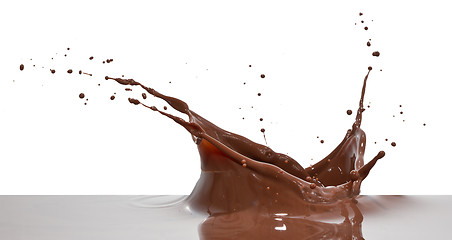 Image showing chocolate splash