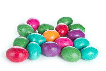 Image showing easter eggs isolated