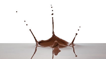 Image showing chocolate splash