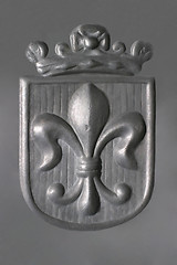 Image showing Fleur-de-Lis -pewter