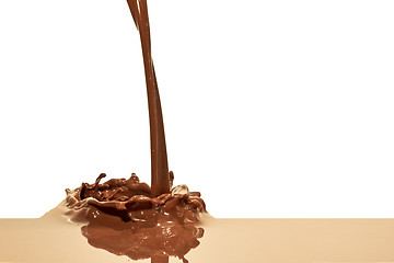 Image showing chocolate splash