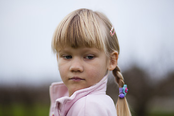 Image showing Little girl outdoors