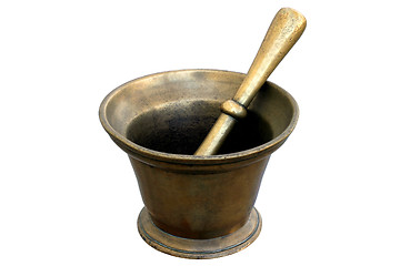 Image showing Brass Medicinal Mortar