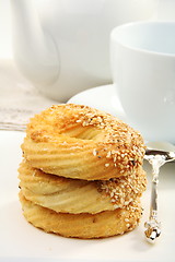 Image showing Biscuits for tea.