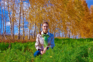 Image showing Autumn portrait