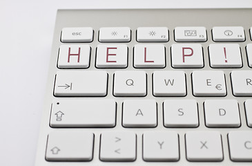 Image showing HELP! on keyboard