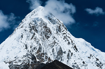 Image showing Pumori and Kala Patthar mountains in Himalayas