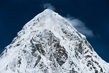 Image showing Pumo Ri Peak in Himalaya mountains