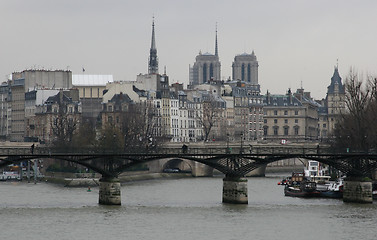 Image showing Paris - view from Seine