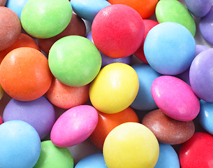 Image showing colorful chocolate candy