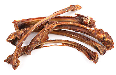 Image showing dog food, dry rib