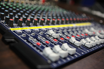 Image showing Sound mixer