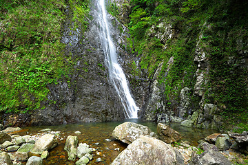 Image showing cascade in forest