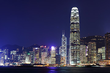 Image showing Hong Kong at night