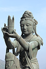 Image showing statue in chinese temple