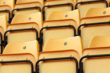 Image showing stadium seat