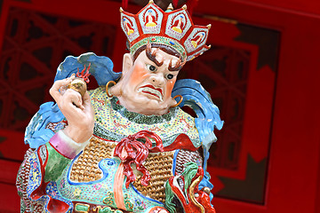 Image showing statue in chinese temple