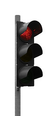 Image showing red traffic light