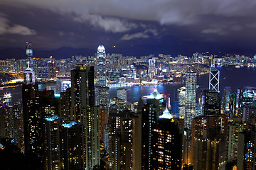 Image showing Hong Kong at night