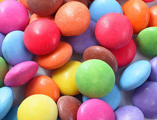 Image showing colorful chocolate candy