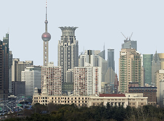 Image showing Shanghai city view