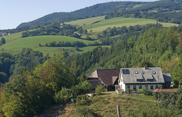 Image showing idyllic peaceful Black Forest scenery