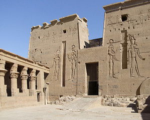 Image showing temple of Isis detail