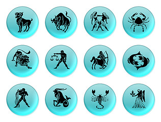 Image showing Zodiac blue