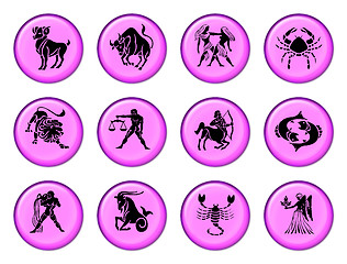 Image showing Zodiac pink