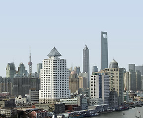 Image showing Pudong in Shanghai