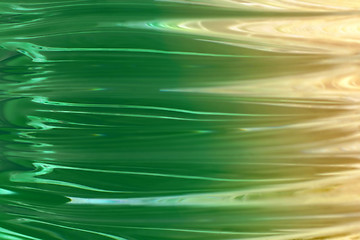 Image showing Green and Yellow Waves