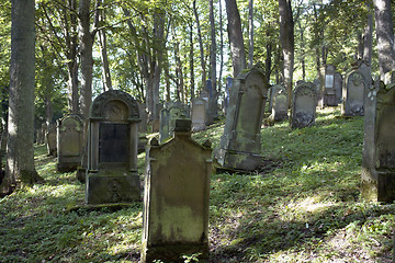 Image showing old jewish graveyard