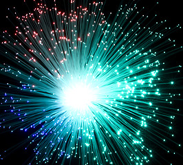 Image showing plastic optical fibers