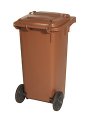 Image showing brown waste container