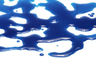 Image showing blue fluid