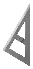 Image showing metallic set square