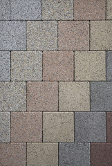 Image showing pastel colored geometric stone pattern