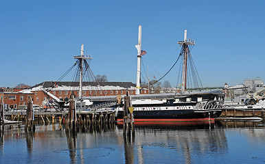 Image showing USS Constitution sailing ship