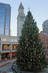 Image showing Christmas scenery in Boston