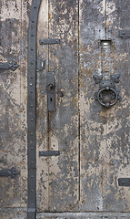 Image showing historic door detail in Miltenberg