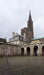 Image showing museum and cathedral in Strasbourg