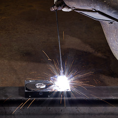 Image showing welding scenery