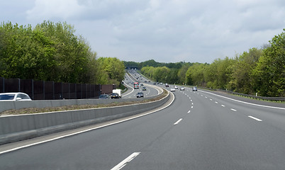 Image showing highway scenery in Southern Germany