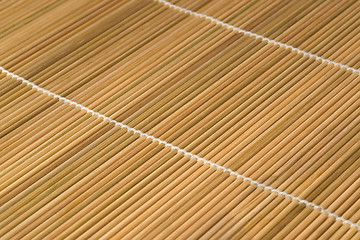 Image showing wooden mat detail