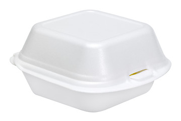 Image showing white junk food box