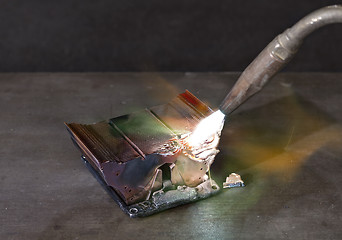 Image showing melting heat sink