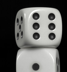 Image showing dice closeup