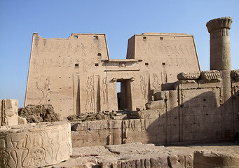 Image showing around Edfu Temple of Horus