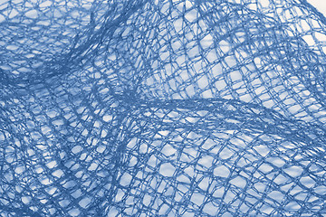Image showing blue toned net