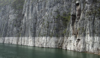 Image showing rock formation at Yangtze River